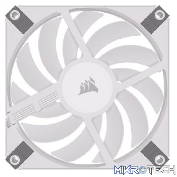 Corsair iCUE AF120 RGB Slim 120mm PWM 2000 RPM White Case Fan  Twin Pack - Image 4